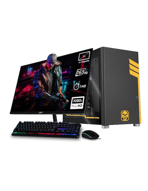 Computadora Gamer Xtreme PC Gaming XTPCR516GB4060MTG 24 pulgadas Full HD AMD Ryzen 5 NVIDIA GeForce RTX 4060 16 GB RAM 1 TB SSD