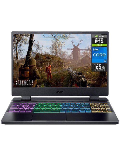 Laptop gamer Acer Nitro 5 15.6 pulgadas Full HD Intel Core i7 NVIDIA GeForce RTX 3060 16 GB RAM 512 GB SSD