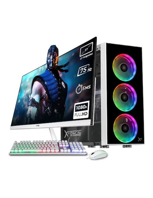 Computadora gamer Xtreme PC Gaming XTPCI716GBHD770MDW 27 pulgadas Full HD Intel Core i7 Intel UHD 770 16 GB RAM 1 TB SSD