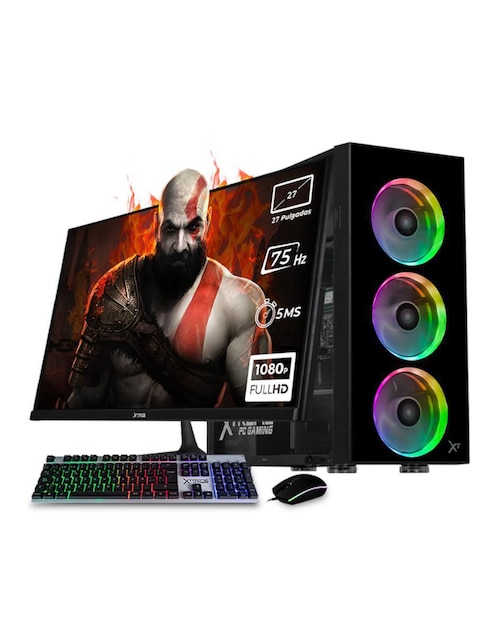 Computadora gamer Xtreme PC Gaming xtpci716gbhd770mdb 27 pulgadas Full HD intel core i7 intel uhd 770 16 gb ram 1 tb ssd