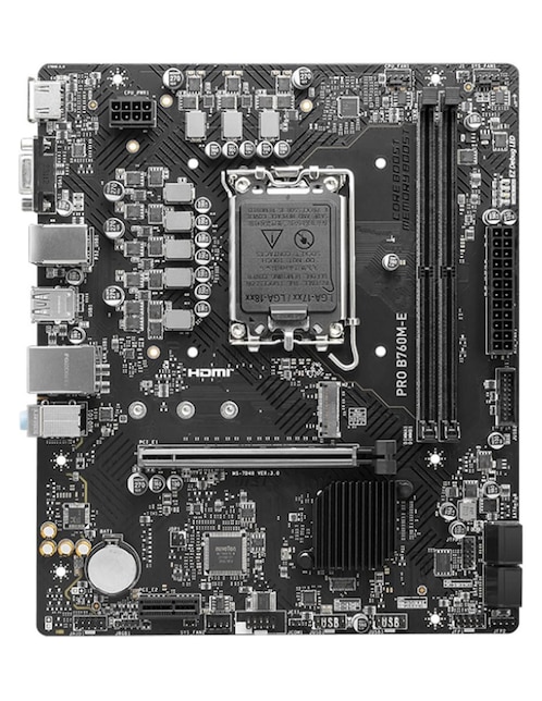 Tarjeta madre Pro B760m-E 14VA compatible con procesador Intel Tarjeta madre Pro B760m-E 14VA compatible con procesador Intel