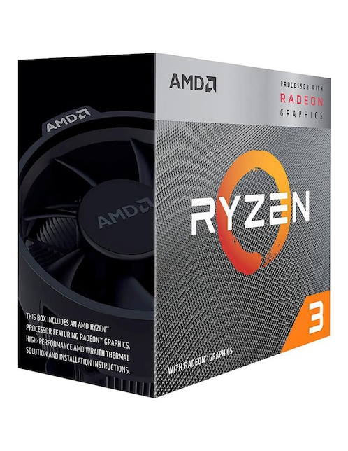 AMD Procesador AMD Ryzen 3 5300G con 4 núcleos