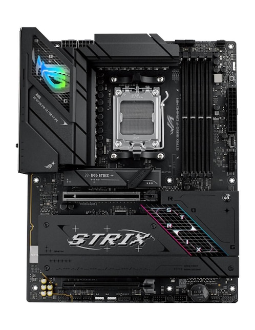 Tarjeta madre Asus ROG B850-F Gaming AM5 con procesador AMD