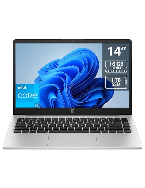 Laptop Hp 240 G10 14 pulgadas Full HD Intel Core i3 Intel UHD Graphics 16 GB RAM 1 TB SSD