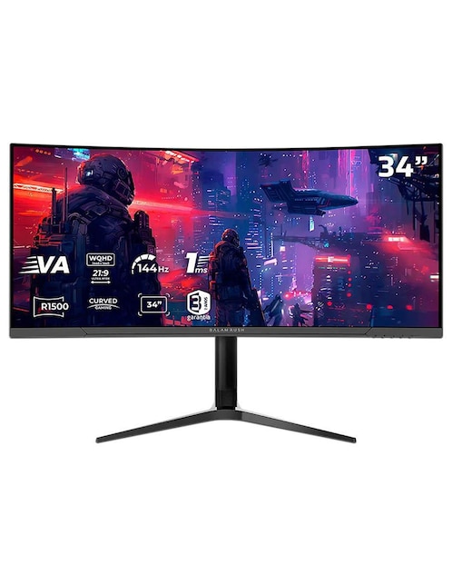 Monitor gamer Extreme Earth Plus MGM34C standard WQHD 34 pulgadas BR-939416 1