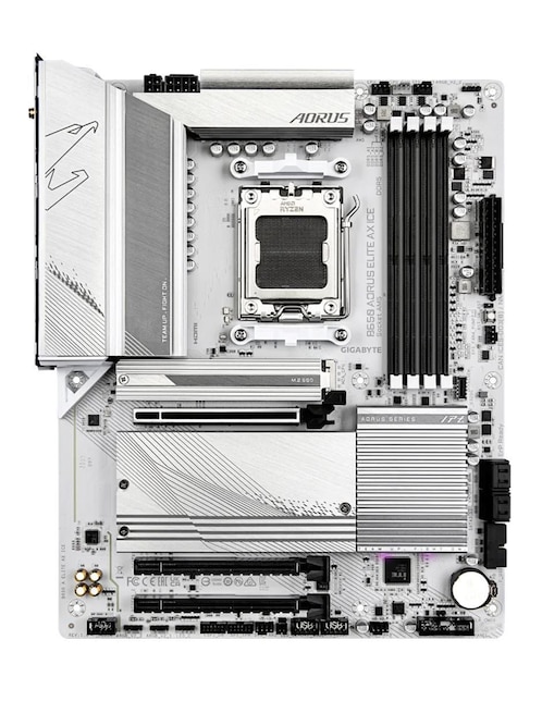 Tarjeta madre Gigabyte B650 Aorus Elite con procesador AMD