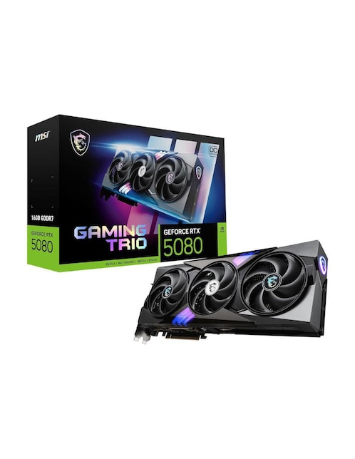 Tarjeta de video Msi RTX 5080 Gaming Trio