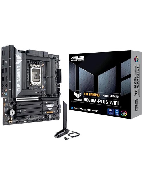 Tarjeta madre Asus TUF B860M-Plus Wi-Fi con procesador Intel