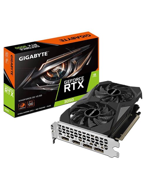 Tarjeta de video Gigabyte GV-N3050WF2OCV2-6GD Negro