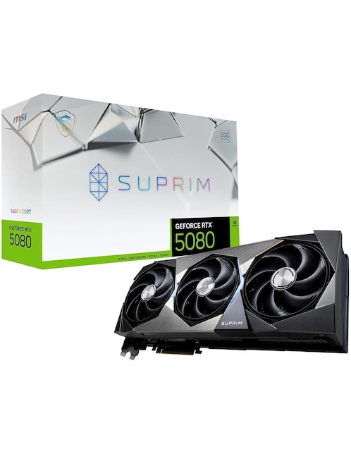 Tarjeta de video Msi RTX 5080 Suprim Soc