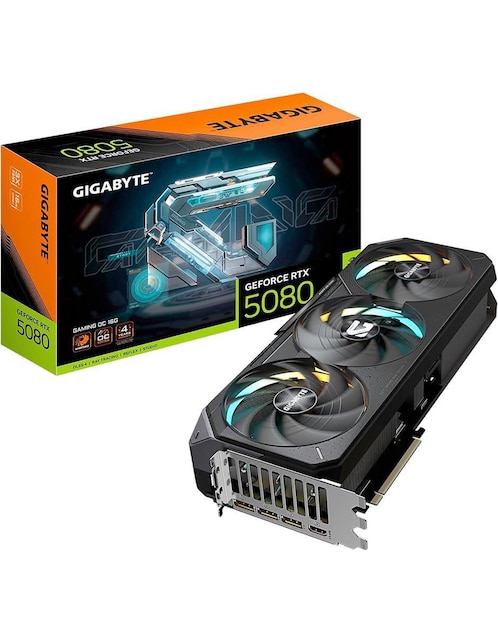 Tarjeta de video Gigabyte RTX 5080 Gaming OC