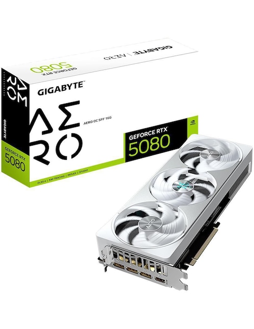 Tarjeta de video Gigabyte RTX 5080 Aero OC SFF
