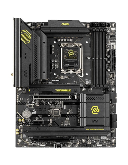Tarjeta madre Msi B860 Tomahawk Wifi con procesador Intel