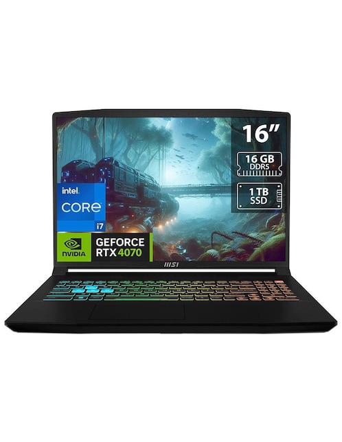 Laptop Gamer Msi Crosshair 16 pulgadas Full HD Intel Core i7 NVIDIA GeForce RTX 4070 16 GB RAM 1 TB SSD