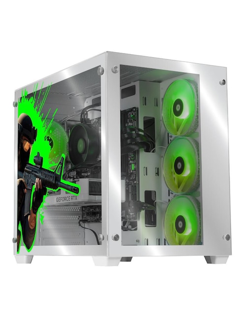 Computadora gamer Xtreme Pc Gaming Full HD AMD Ryzen 7 NVIDIA GeForce RTX 4060 32 GB RAM 1 TB SSD