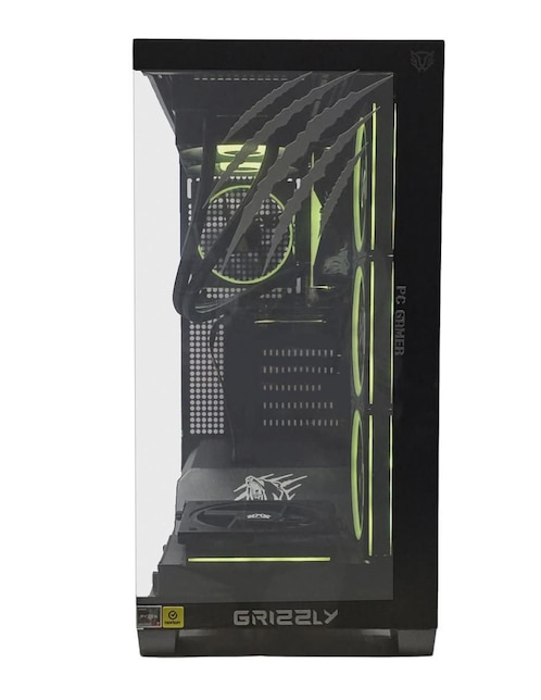 Computadora gamer Grizzly PG-AMD060 AMD Ryzen 7 NVIDIA GeForce RTX 4060 32 GB RAM 2 TB SSD