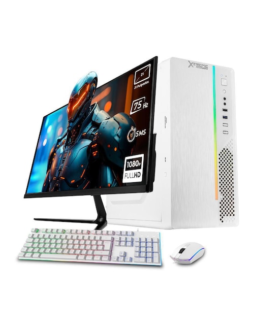 Computadora de escritorio Xtreme PC Gaming xtpcat16gbvega3muw AMD Radeon Vega 3 16 GB RAM 500 GB SSD