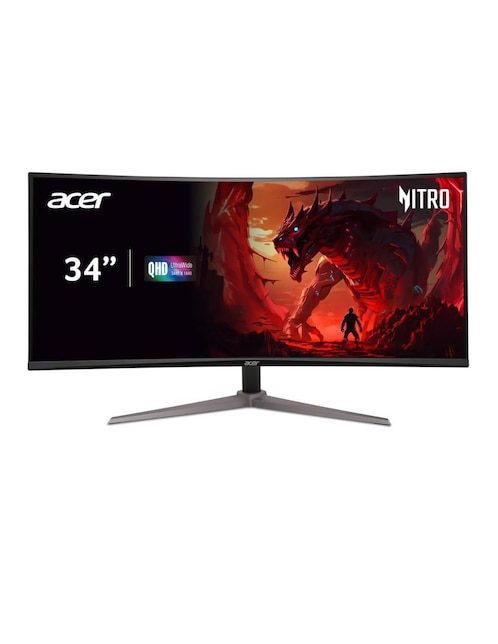 Monitor gamer Acer QHD 34 pulgadas ED340CU