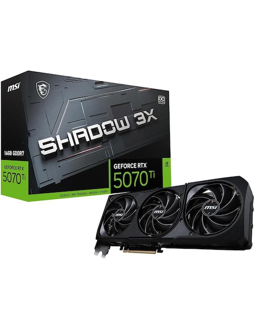 MSI Tarjeta de video Msi RTX 5070 Ti Shadow OC