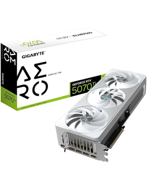 Tarjeta de video Gigabyte RTX 5070 Ti Aero OC