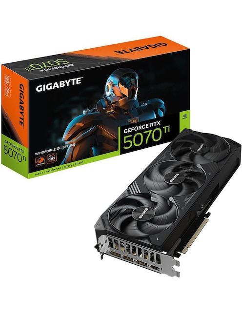 Tarjeta de video Gigabyte RTX 5070 Ti Windforce
