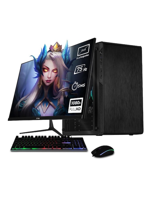 Computadora gamer Xtreme PC Gaming XTACR316GBRENOIRMPB 23.8 pulgadas Full HD AMD Ryzen 3 AMD Radeon Graphics 16 GB RAM 500 GB SSD