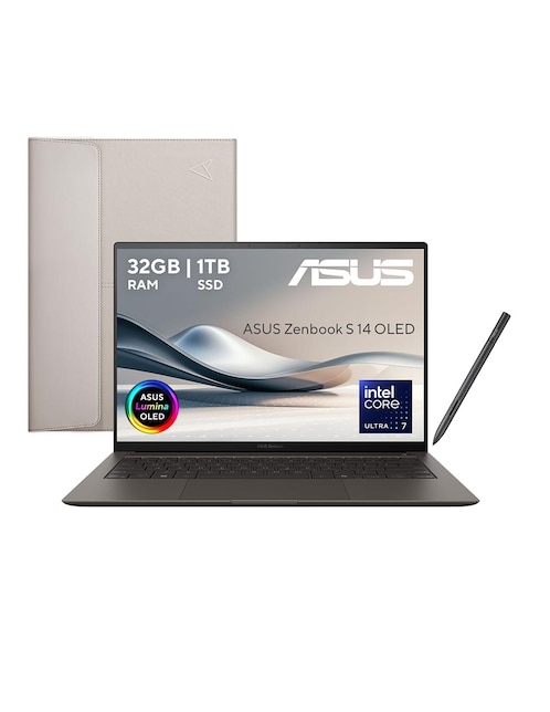 Laptop thin & light Asus Zenbook S 14 14 pulgadas 3K Intel Core Ultra 7 258V Intel ARC 32 GB RAM 1 TB SSD