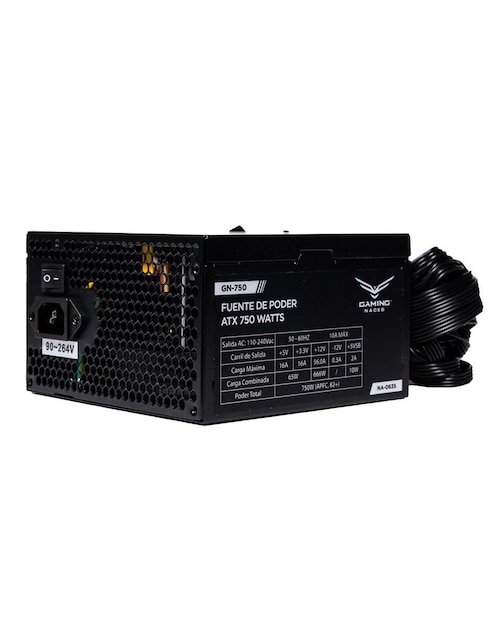 Fuente de poder Naceb NA-0635 750W Bronze