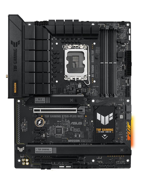 Tarjeta madre Asus TUF Gaming B760-Plus con procesador Intel