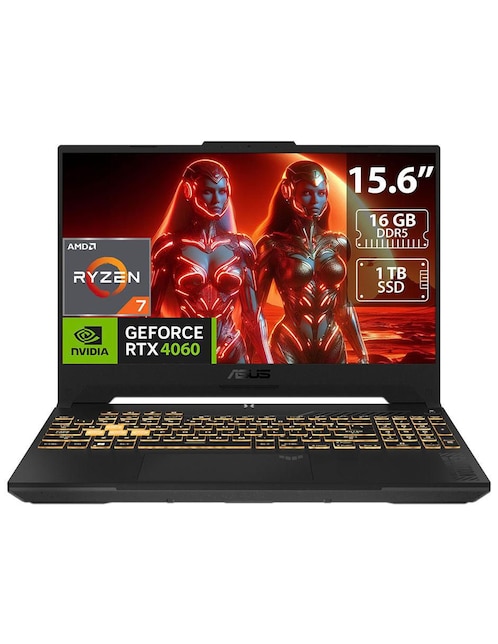 Laptop Gamer Asus TUF Gaming A15 15.6 pulgadas Full HD AMD Ryzen 7 NVIDIA GeForce RTX 4060 16 GB RAM 1 TB SSD