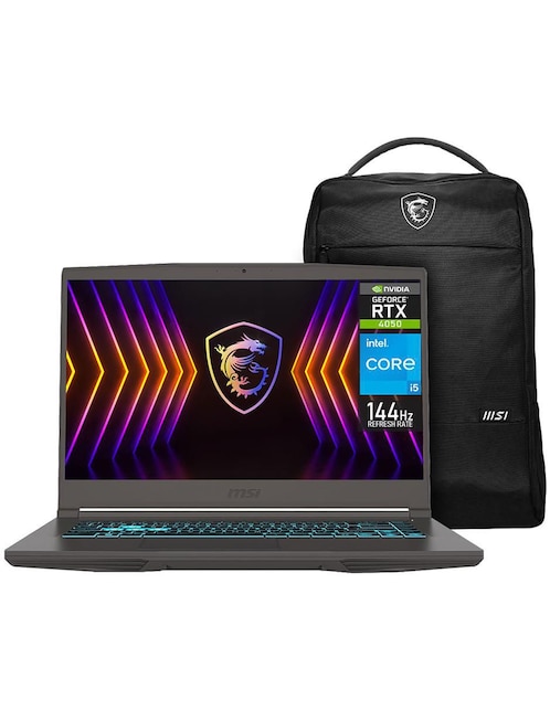 Laptop Gamer Msi Thin 15 15.6 pulgadas Full HD Intel Core i5 NVIDIA GeForce RTX 4050 16 GB RAM 512 GB SSD