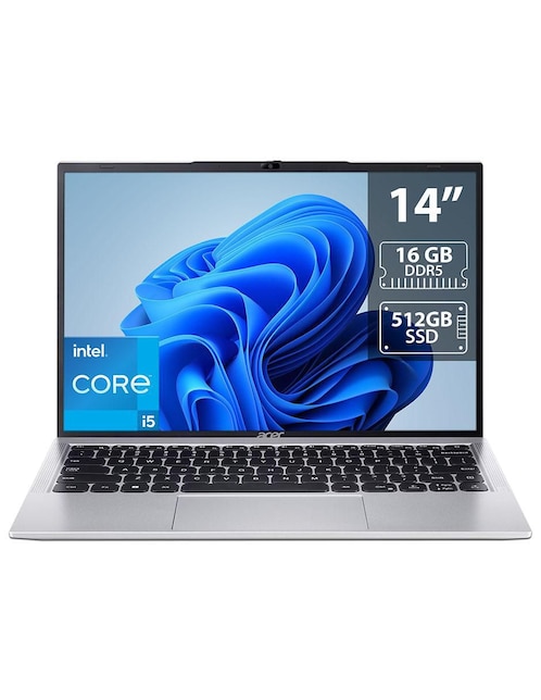 Laptop Acer Aspire L 14 pulgadas Full HD Intel Core i5 Intel Iris Xe 16 GB RAM 512 GB SSD