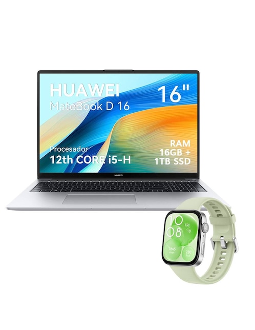 Laptop Thin & Light Huawei Matebook D6 16 pulgadas Full HD+ Intel Core i5 UHD Graphics 16 GB RAM 1 TB SSD