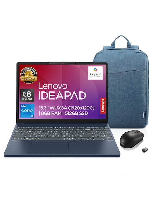 Laptop Lenovo 83k1006tlm 15.6 pulgadas Full HD Intel Core i5 integradas 8 GB RAM 512 GB SSD