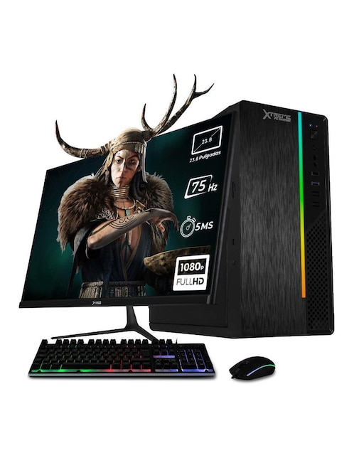 Computadora gamer Xtreme Pc Gaming 23.8 pulgadas Full HD Intel Core i3 Intel UHD 630 16 GB RAM 500 GB SSD