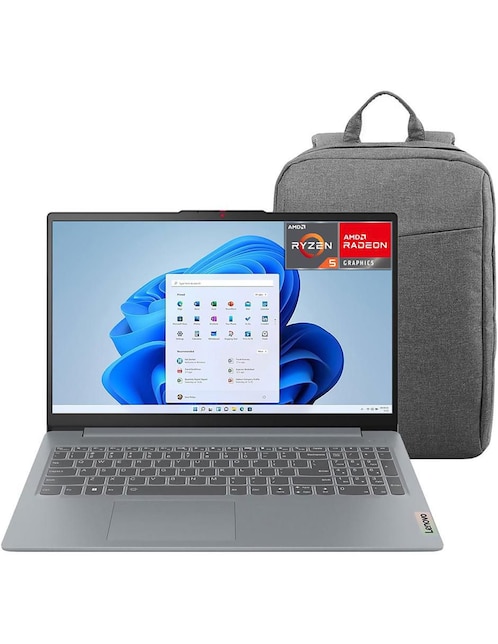 Laptop Lenovo Ideapad Slim 3 15.6 pulgadas Full HD AMD Ryzen 5 AMD Radeon Graphics 8 GB RAM 256 GB SSD