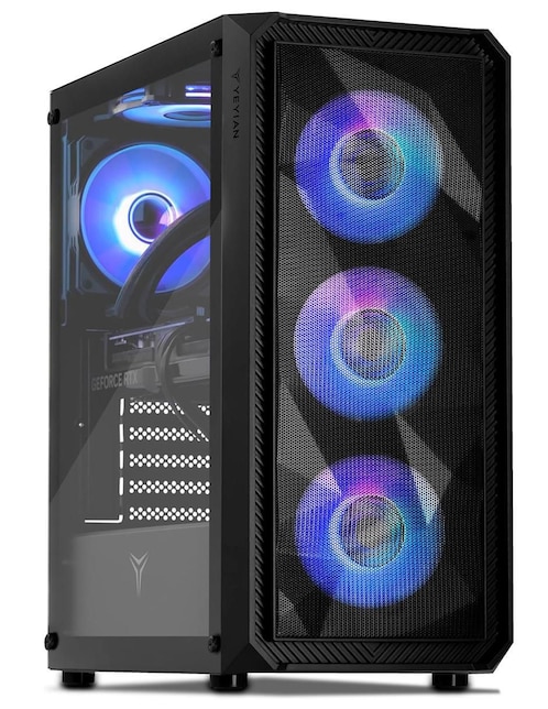 Computadora gamer Yeyian Tanto YPI-TA127FB-36T1M Intel Core i7 NVIDIA GeForce RTX 3060 Ti 16 GB RAM 1 TB HDD 480 GB SSD