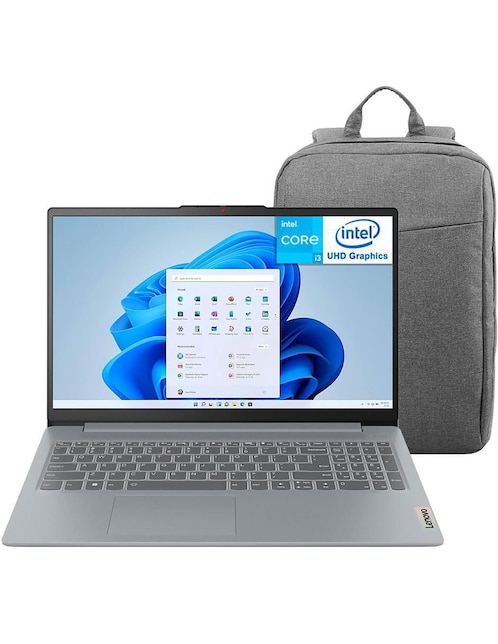 Laptop Lenovo IdeaPad Slim 3 15.6 pulgadas Full HD Intel Core i3 Intel UHD 8 GB RAM 256 GB SSD
