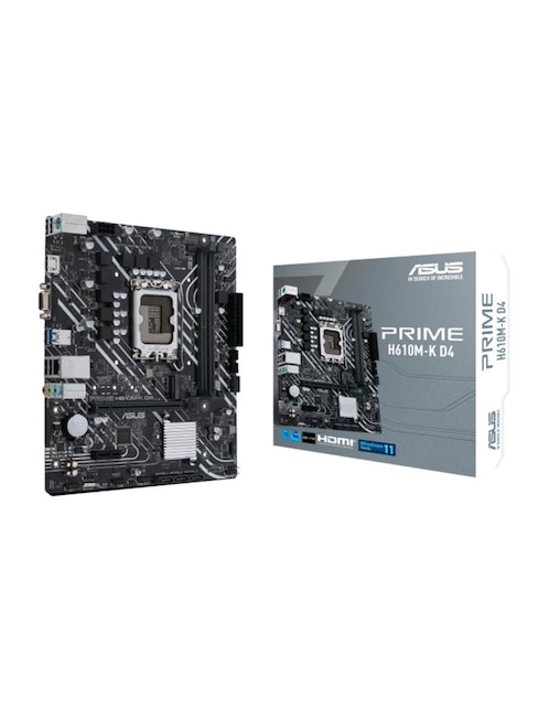 Tarjeta madre Asus prime h610m-f d4 r2.0