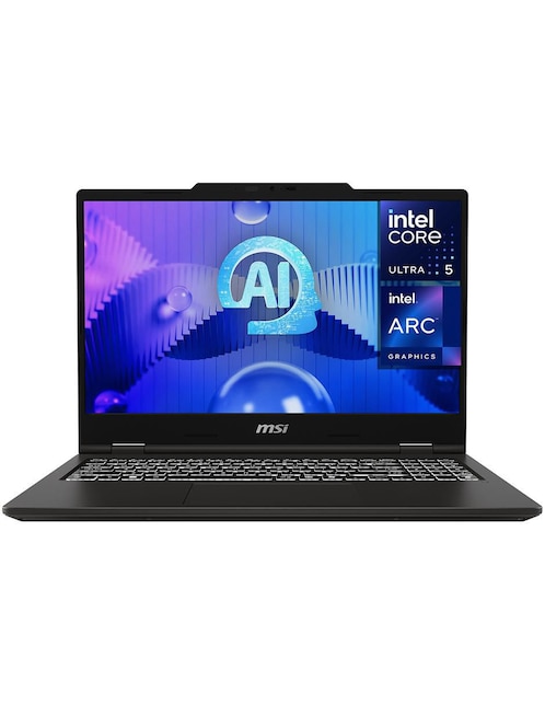 Laptop Msi Venture 15 AI 15.6 pulgadas Full HD Intel Core Ultra 5 Intel ARC 16 GB RAM 512 GB SSD