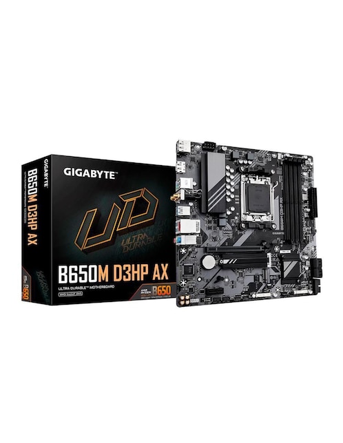 Tarjeta madre Gigabyte B650m D3hp Ax con procesador AMD