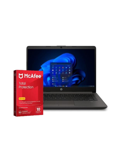 HP Laptop Hp 240r g9 + Mcafee total protection 14 pulgadas Full HD Intel core i3 Intel UHD Graphics 8 GB RAM 512 GB SSD