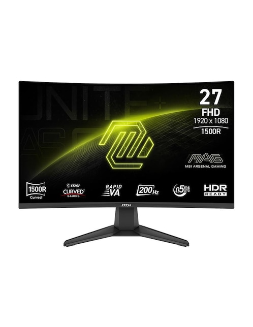 Monitor gamer Msi E20 standard full HD 27 pulgadas MAG 276CF 0.5MS 200HZ