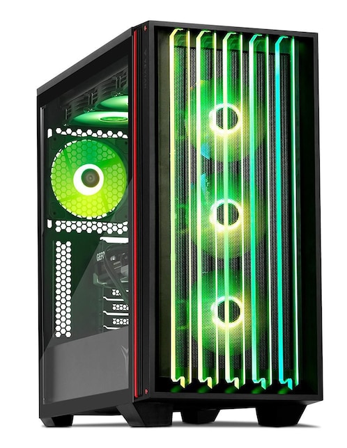 YEYIAN Computadora gamer Yeyian Mirage X YPA-MS795XD-5901M AMD Ryzen 9 NVIDIA GeForce RTX 5090 64 GB RAM 2 TB HDD 1 TB SSD