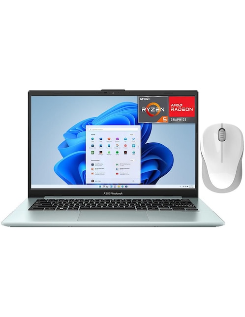 Laptop Asus Vivobook Go 14 14 pulgadas Full HD AMD Ryzen 5 AMD Radeon 8 GB RAM 512 GB SSD