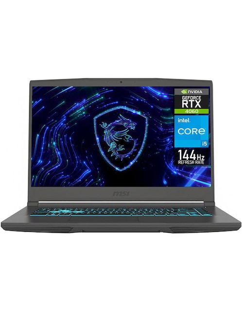 Laptop gamer Msi Thin 15 15.6 pulgadas Full HD Intel Core i5 NVIDIA GeForce RTX 4060 32 GB RAM 1.4 TB SSD
