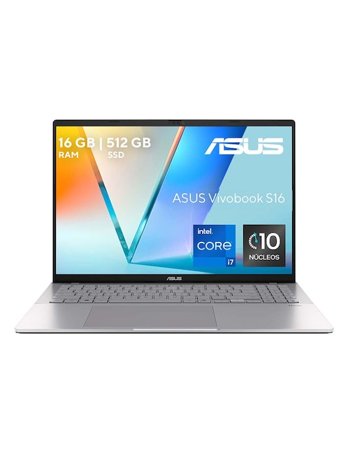 ASUS Laptop thin & light Asus ASUS Vivobook S 16 14 pulgadas WUXGA Intel core i7 Intel UHD 16 GB RAM 512 GB SSD