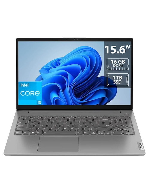 LENOVO Laptop Lenovo v15 g4 15.6 pulgadas Full HD Intel Core i3 Intel UHD Graphics 16 GB RAM 1 TB SSD