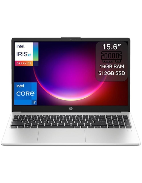 HP Laptop Hp 250 g10 bj2x3 15.6 pulgadas Full HD Intel Core i7 Intel Iris XE 16 GB RAM 512 GB SSD