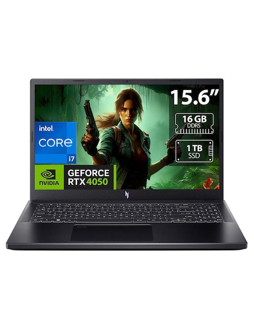 ACER Laptop gamer Acer Nitro V 15 15.6 pulgadas Full HD Intel Core i7 NVIDIA Geforce RTX 4050 16 GB RAM 1 TB SSD